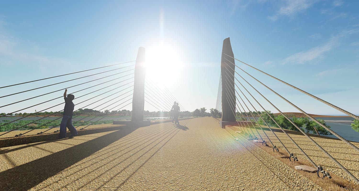 Ponte Diga Balouo Salo Senegal Africa