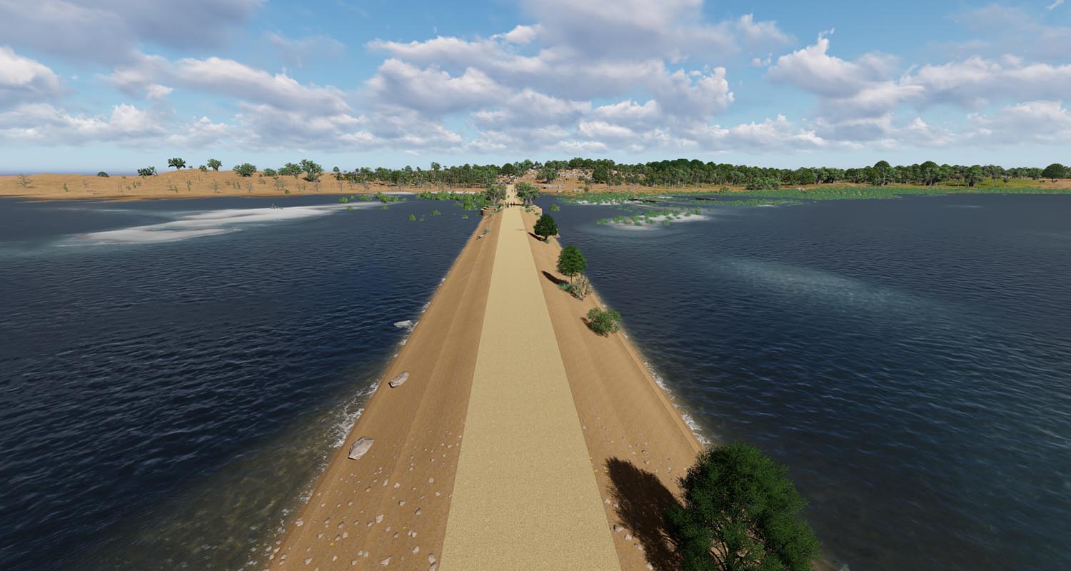 Ponte Diga Balouo Salo Senegal Africa